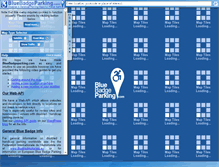 Tablet Screenshot of bluebadgeparking.com